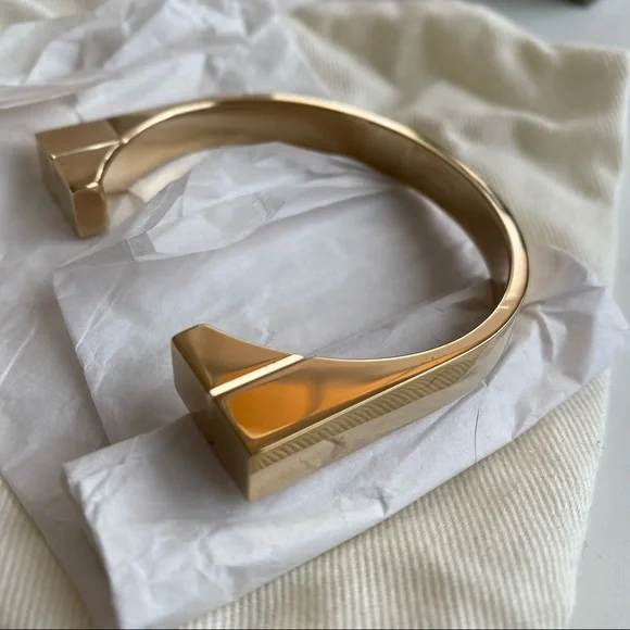 Jason Wu 18k Gold Plated Cuff Bracelet - Picture 3 of 8